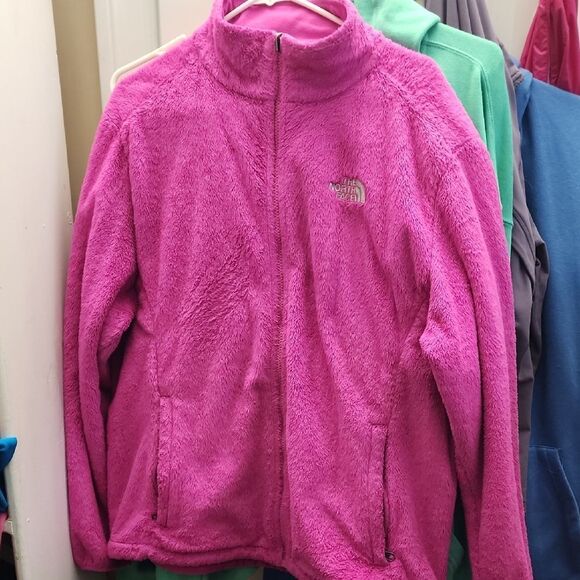 The North Face Pink Fleece Jacket - Picture 1 of 4